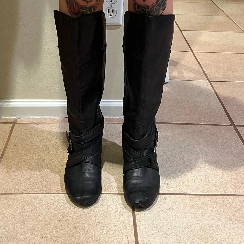 Miss Sixty moto style boots, size 7